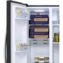 GRADE A1 - Hisense RS723N4WC1 Side By Side American Fridge Freezer With Water Dispenser Stainless Steel Effect Doors