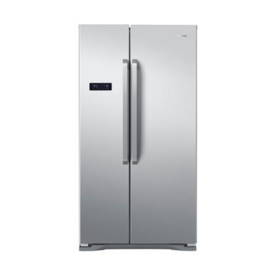 GRADE A3 - Hisense RS731N4AC1 Side-by-side American Fridge Freezer Stainless Steel Effect