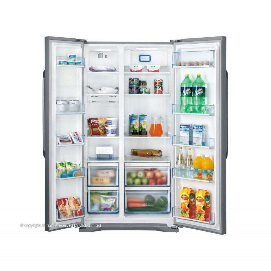 Hisense RS731N4AW1 American Style Side By Side Fridge Freezer White