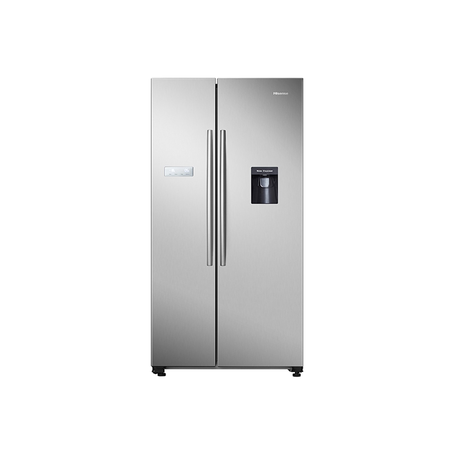 Hisense 562 Litre American Fridge Freezer - Stainless steel look