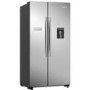 Hisense 578 Litre Side-By-Side American Fridge Freezer - Stainless Steel Look