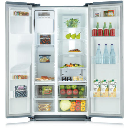 Samsung RS7567BHCSL H-series Side-by-side Fridge Freezer With Ice And Water Dispenser - Inox Steel Doors
