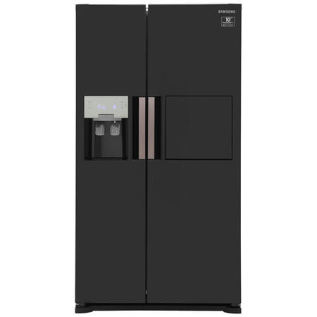 GRADE A3 - Samsung RS7677FHCBC 543L American Freestanding Fridge Freezer - Black