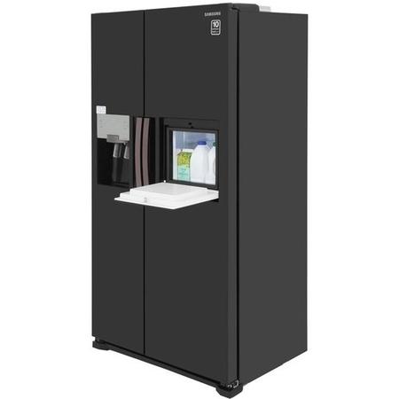GRADE A3 - Samsung RS7677FHCBC 543L American Freestanding Fridge Freezer - Black