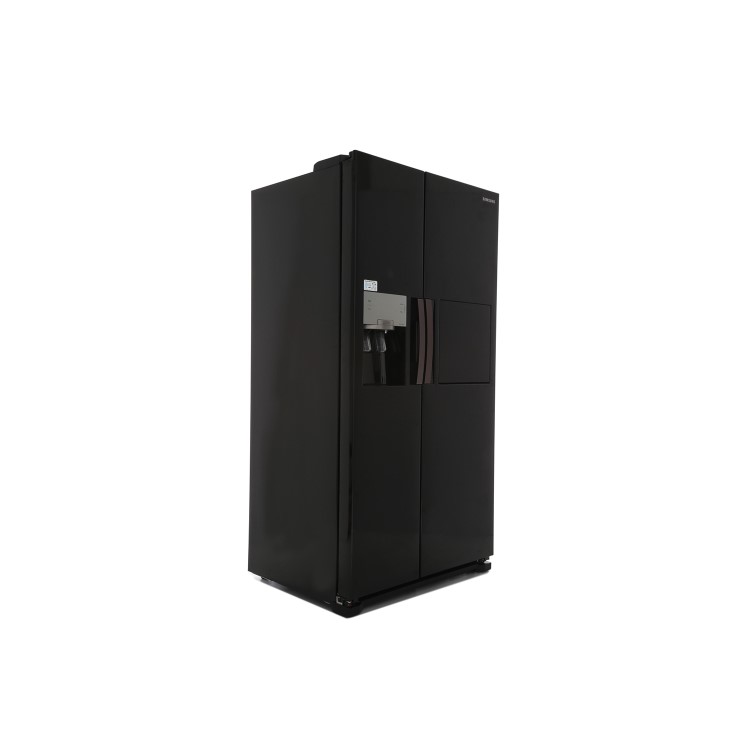 GRADE A3 - Samsung RS7677FHCBC 543L American Freestanding Fridge Freezer - Black