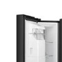 GRADE A2 - Hisense Pureflat Infinite 632 Litre Side-by-Side American Fridge Freezer - Black