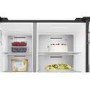 GRADE A2 - Hisense Pureflat Infinite 632 Litre Side-by-Side American Fridge Freezer - Black