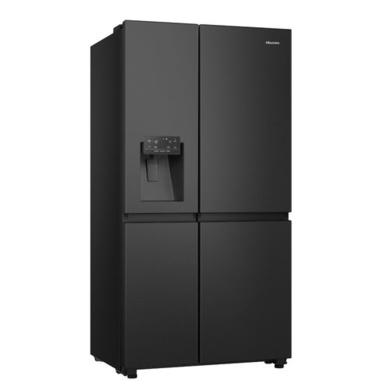 GRADE A2 - Hisense Pureflat Infinite 632 Litre Side-by-Side American Fridge Freezer - Black