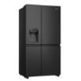 GRADE A2 - Hisense Pureflat Infinite 632 Litre Side-by-Side American Fridge Freezer - Black