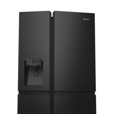 GRADE A2 - Hisense Pureflat Infinite 632 Litre Side-by-Side American Fridge Freezer - Black