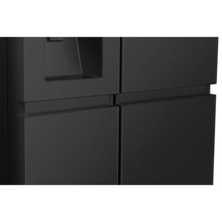 GRADE A2 - Hisense Pureflat Infinite 632 Litre Side-by-Side American Fridge Freezer - Black