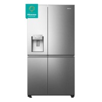 Refurbished Hisense Pureflat Infinite 632 Litre Side-by-Side American Fridge Freezer - Stainless Steel Refurbished Hisense Pureflat Infinite 632 Litre Side-by-Side American Fridge Freezer - Stainless Steel
