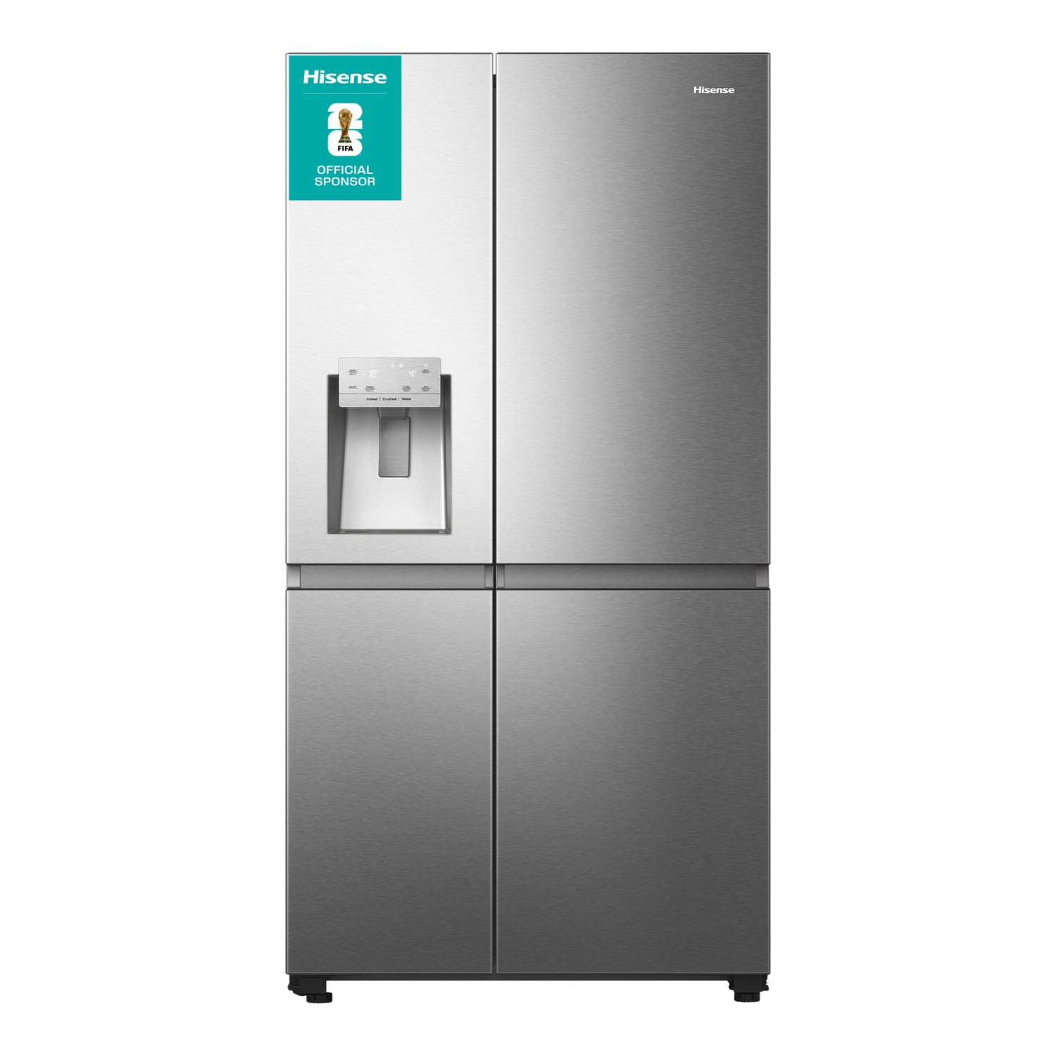 Pureflat Infinite 632 Litre Side Side American Fridge Freezer Stainless Steel