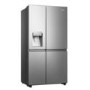 Refurbished Hisense Pureflat Infinite 632 Litre Side-by-Side American Fridge Freezer - Stainless Steel