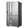 Refurbished Hisense Pureflat Infinite 632 Litre Side-by-Side American Fridge Freezer - Stainless Steel
