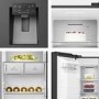 Hisense 632 Litre Side-By-Side American Fridge Freezer - Black