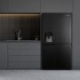 Hisense 632 Litre Side-By-Side American Fridge Freezer - Black
