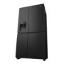 Hisense 632 Litre Side-By-Side American Fridge Freezer - Black