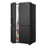 Hisense 632 Litre Side-By-Side American Fridge Freezer - Black