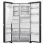 Hisense 632 Litre Side-By-Side American Fridge Freezer - Black