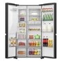 Hisense 632 Litre Side-By-Side American Fridge Freezer - Black
