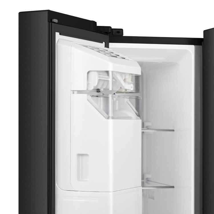 Hisense 632 Litre Side-By-Side American Fridge Freezer - Black