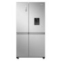 Hisense 649 Litre Side-By-Side American Fridge Freezer - Stainless Steel