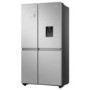 Hisense 649 Litre Side-By-Side American Fridge Freezer - Stainless Steel
