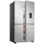 Hisense 649 Litre Side-By-Side American Fridge Freezer - Stainless Steel