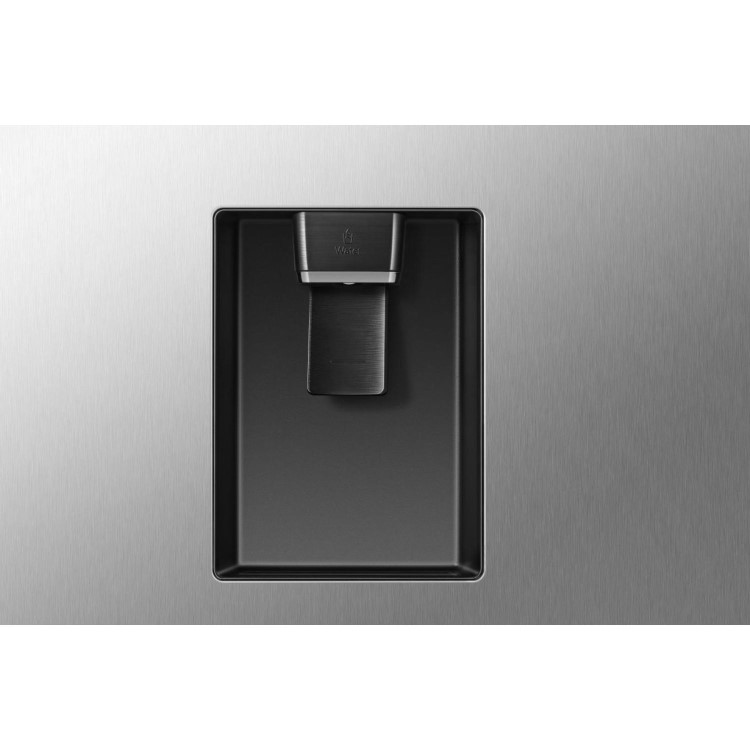 Hisense 649 Litre Side-By-Side American Fridge Freezer - Stainless Steel