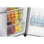 Hisense 649 Litre Side-By-Side American Fridge Freezer - Stainless Steel