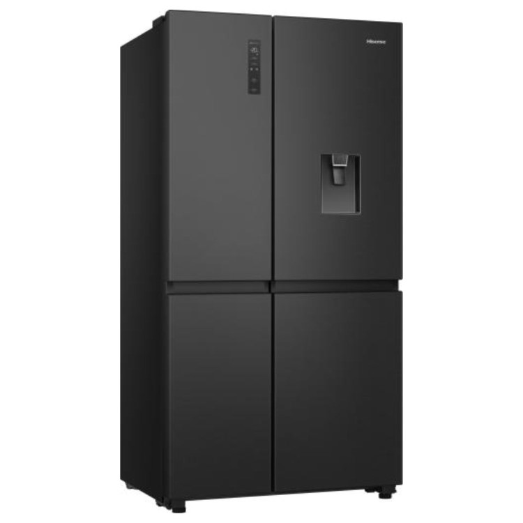 Hisense 649 Litre Side-by-Side American Fridge Freezer - Black
