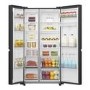Hisense 649 Litre Side-by-Side American Fridge Freezer - Black