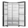 Hisense 649 Litre Side-by-Side American Fridge Freezer - Black