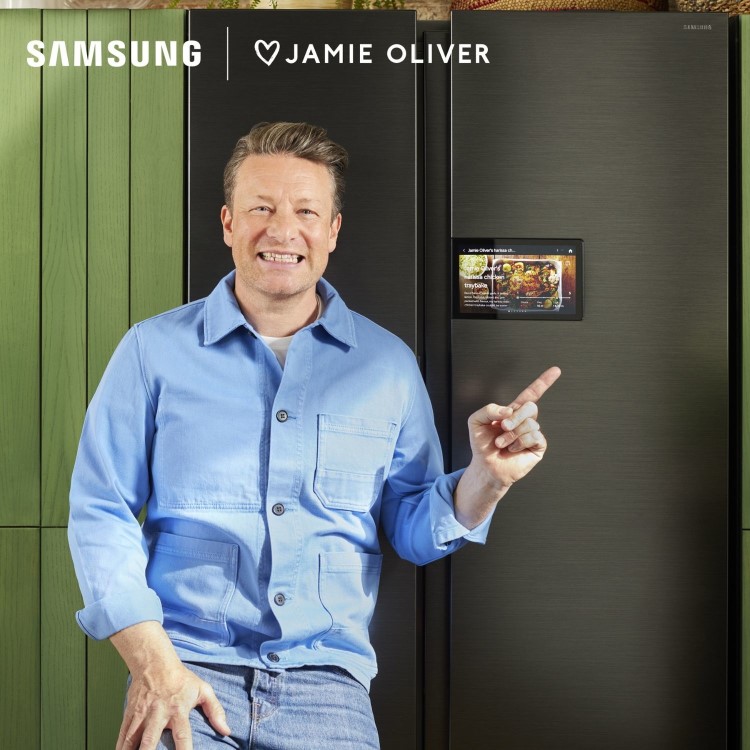 Samsung Series 9 621 Litre Side-By-Side American Fridge Freezer - Black