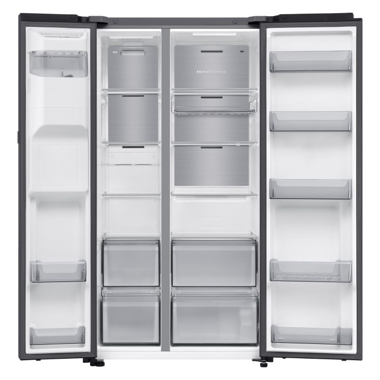 Samsung Series 9 621 Litre Side-By-Side American Fridge Freezer - Black