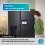 Samsung Series 9 621 Litre Side-By-Side American Fridge Freezer - Black