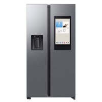 Samsung Family Hub 614 Litre Side-By-Side American Fridge Freezer - Silver