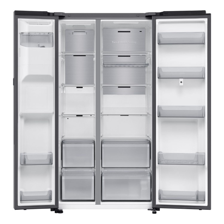 Samsung Family Hub 614 Litre Side-By-Side American Fridge Freezer - Silver