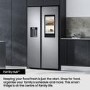 Samsung Family Hub 614 Litre Side-By-Side American Fridge Freezer - Silver