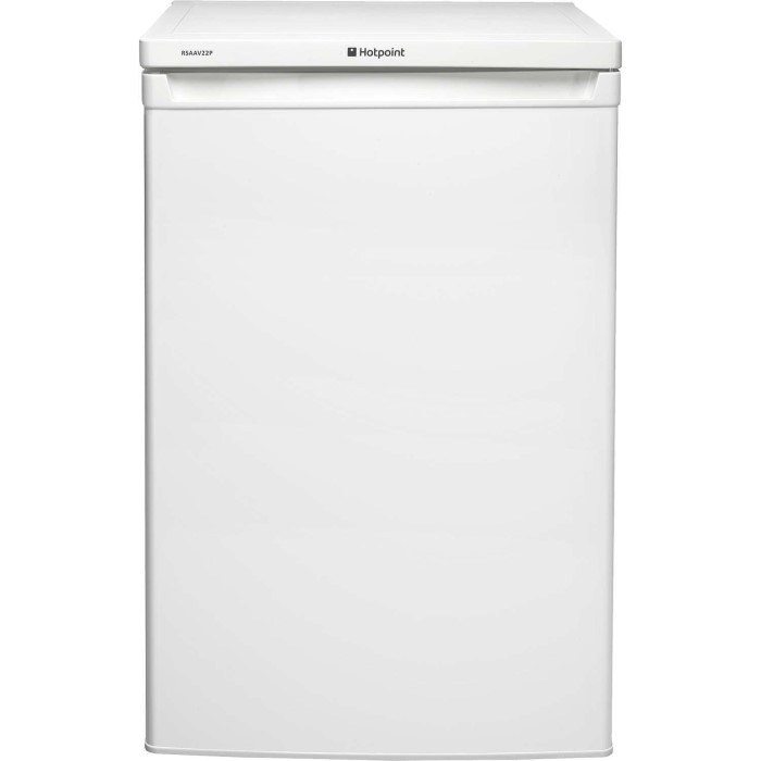 Hotpoint RSAAV22P1 55cm Wide Freestanding Under Counter Fridge With Frost Free Freezer
