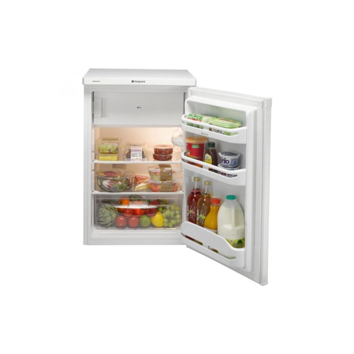 Hotpoint RSAAV22P1 55cm Wide Freestanding Under Counter Fridge With