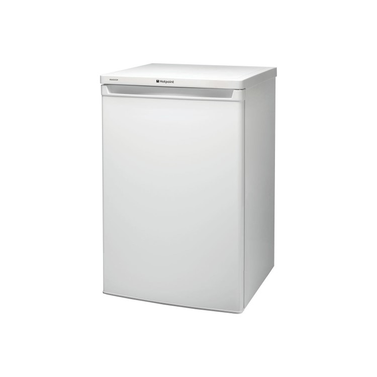Hotpoint RSAAV22P1 55cm Wide Freestanding Under Counter Fridge With Frost Free Freezer Compartment - White