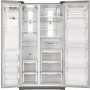 GRADE A2  - Samsung RSG5UCRS G-series Real Steel Side By Side Fridge Freezer with Ice and Water Disp