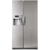 Samsung RSH7UNRS1 H-series Side By Side Fridge Freezer with Ice and Water Dispenser in Real Stainless Steel