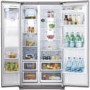 Samsung RSH7UNRS1 H-series Side By Side Fridge Freezer with Ice and Water Dispenser in Real Stainless Steel