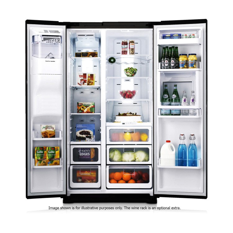 Samsung RSH7ZNBP1 H-series Side By Side Fridge Freezer with Ice and Water Dispenser - Black