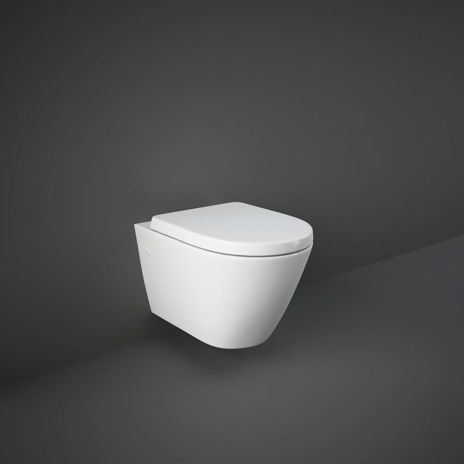 Wall Hung Rimless Toilet with Soft Close Seat - RAK Resort