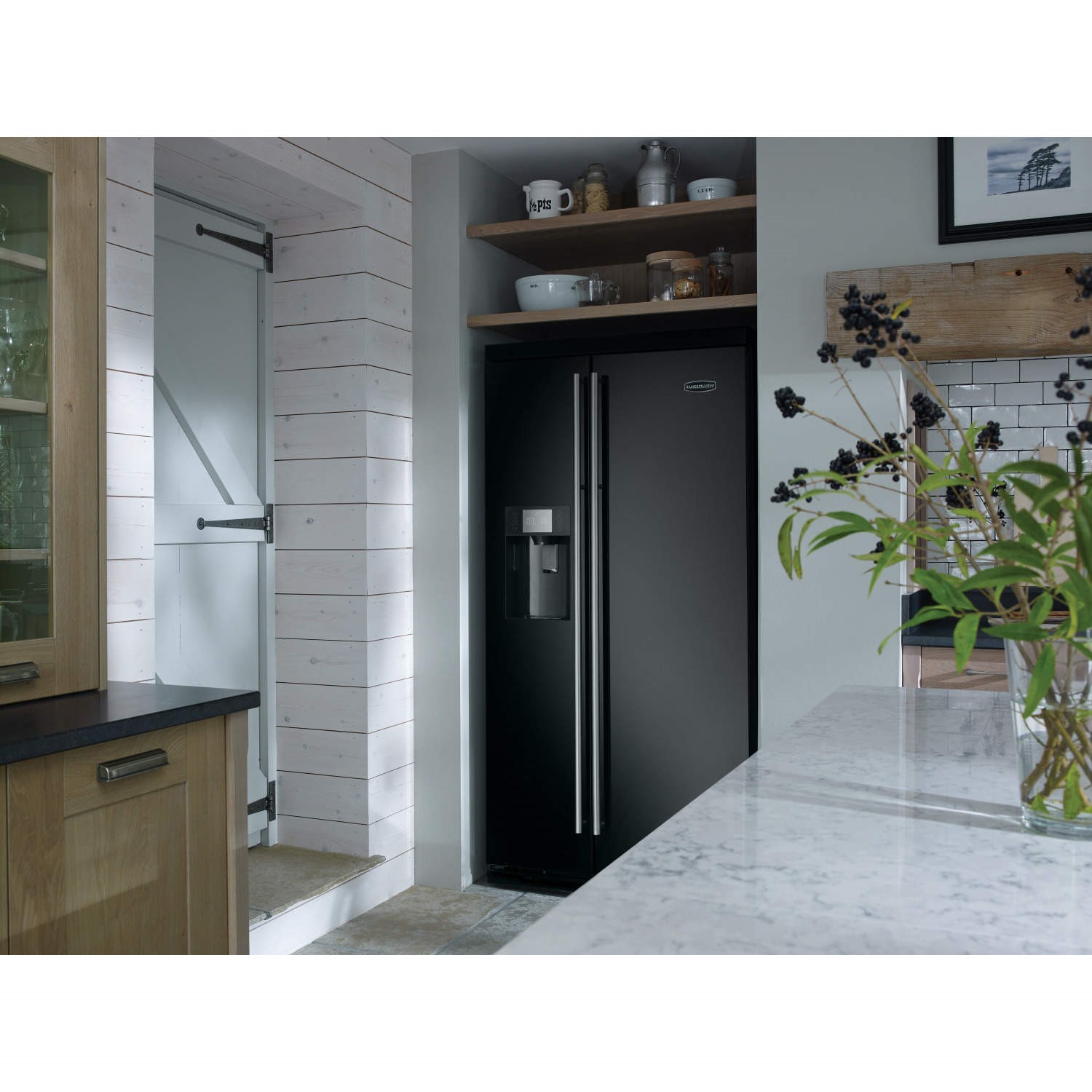 Rangemaster 10817 SXS15 Sidebyside American Fridge Freezer With Ice