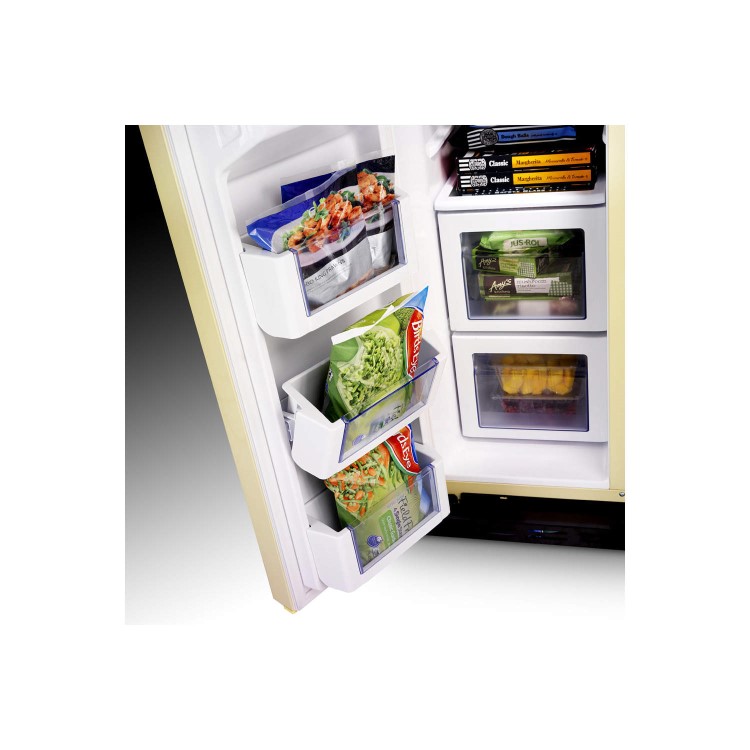 Rangemaster RSXS663CRC 44570 American Fridge Freezer - Cream